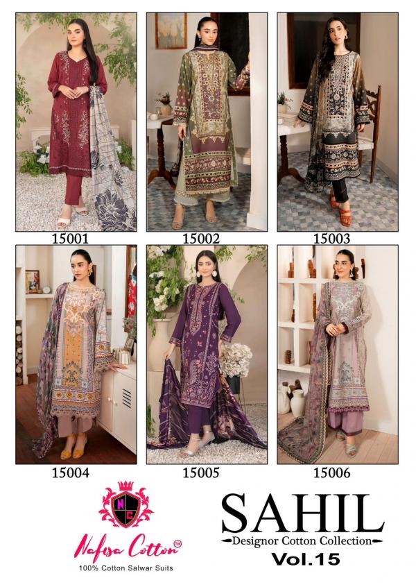 Nafisa Sahil Vol-15 – Karachi Dress Material